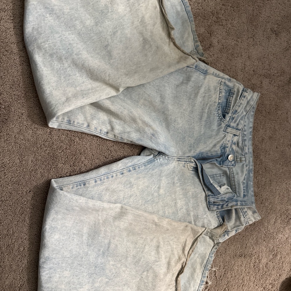 SHEIN Light Blue Wide Leg Pants